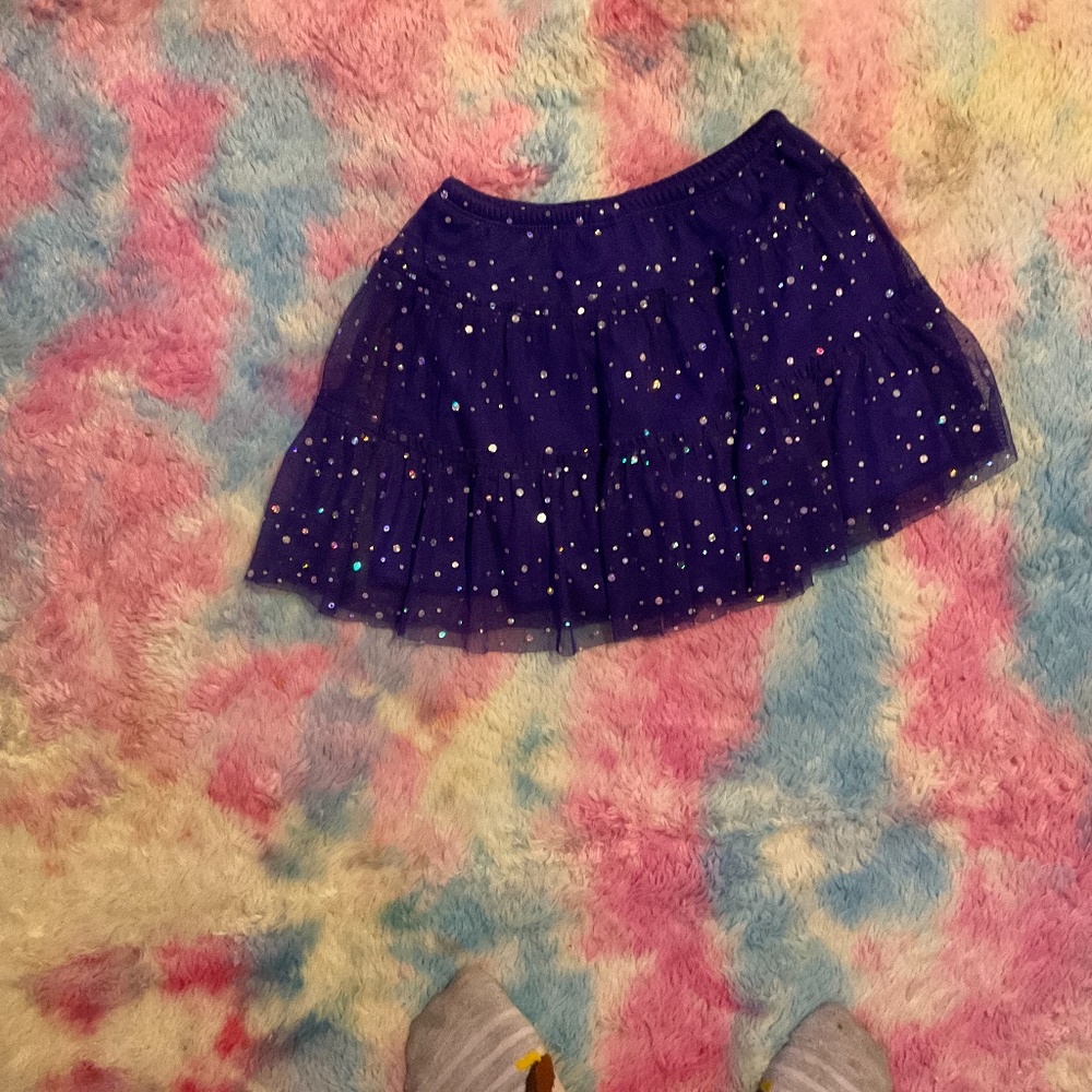 Cute purple glittery skirt
